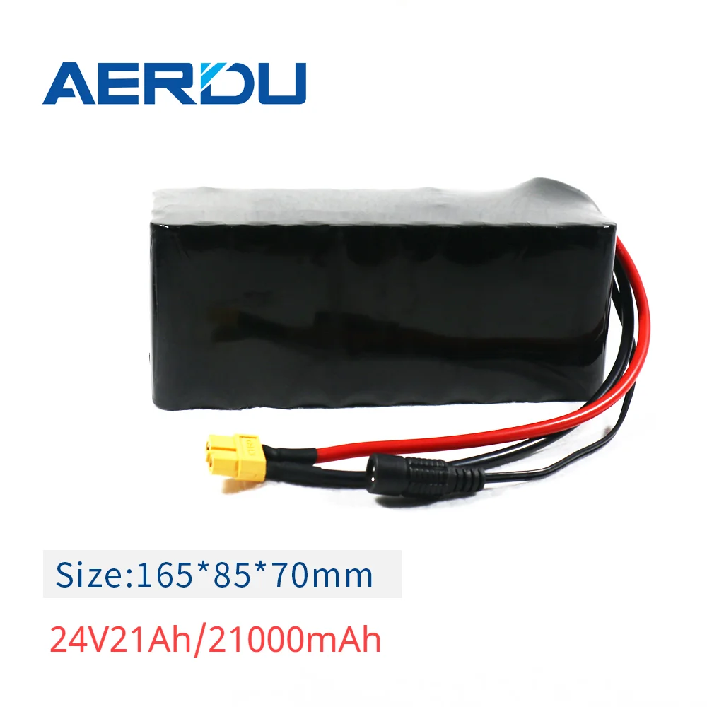 

Литий-ионный аккумулятор AERDU 6S6P 24 в 21 Ач 25,2 в, литиевые батареи для электрического мотора, велосипеда, электровелосипеда, скутера, высокая мо...