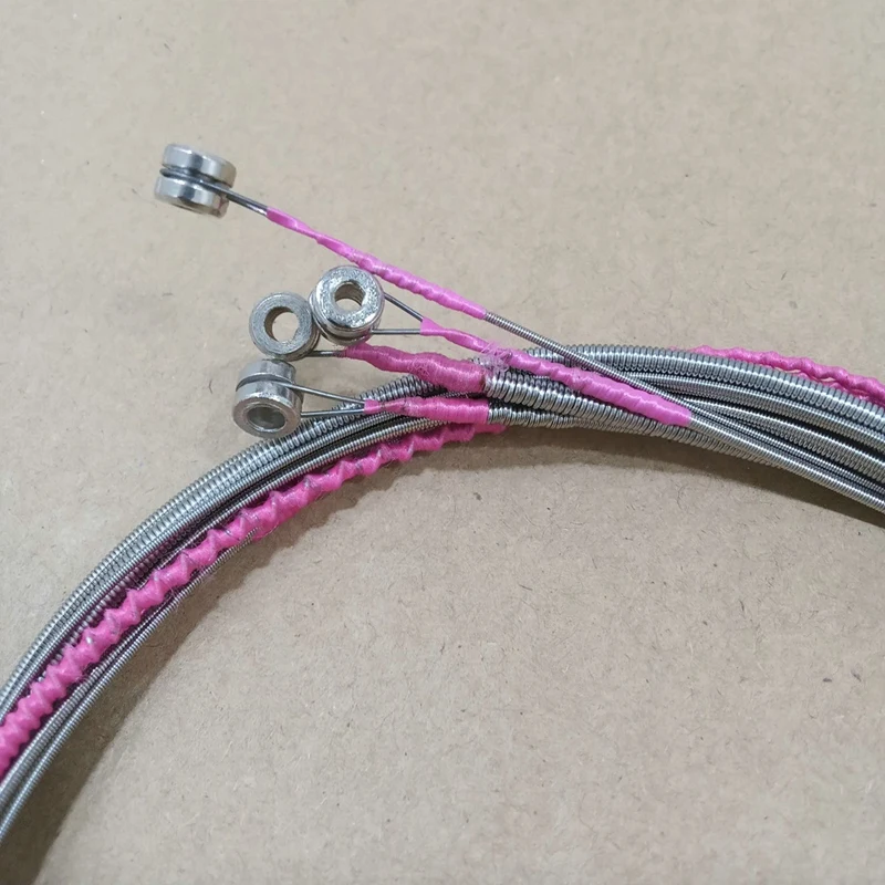 

Electric Bass Guitar Strings 1.2M Steel Core Nickel Alloy Winding 4-String Set Instrument Replacement Accessory Silver