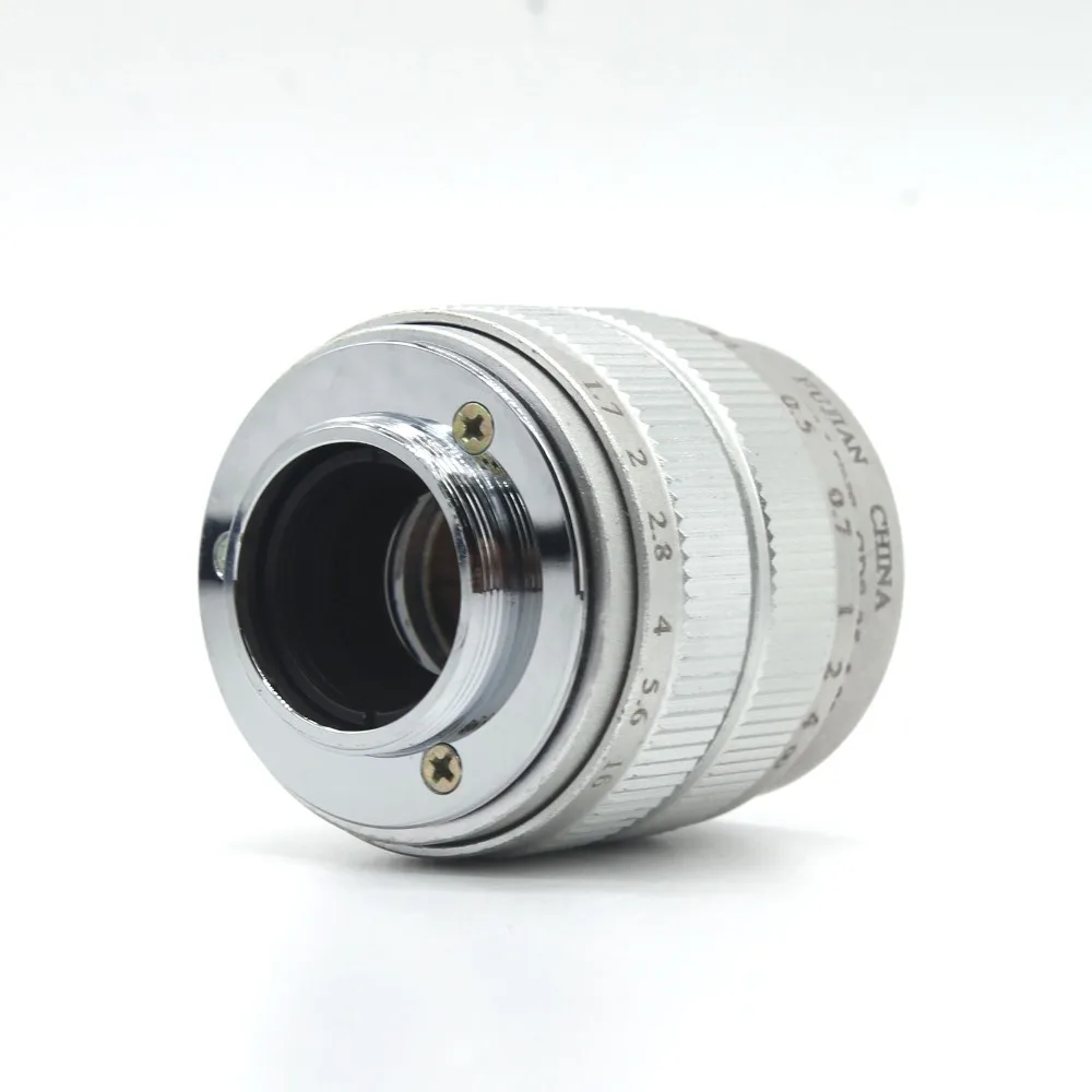 

Fujian CCTV 35mm f1.7 Lens C Mount for Olympus PEN E-P6 / E-PL7 / E-PL6 / E-PL5 / E-PM3 / E-PM2 silver