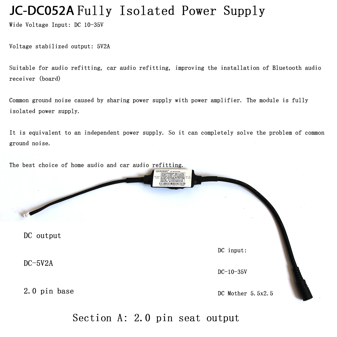 Bluetooth декодер плата DAC Bluetooth 5,0 аудио приемник PCM5102A декодирование AUX Поддержка 16 бит для усилителя предусилителя AMP DIY