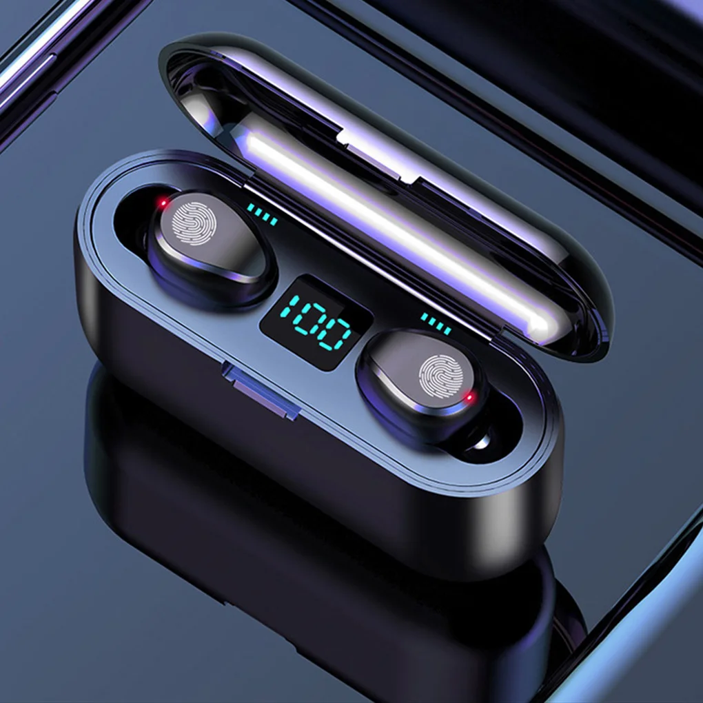 

TWS Bluetooth 5.0 Wireless Earphones Headphone Touch Control Earphones Stereo Sport Headset LED Display Gaming Auriculare