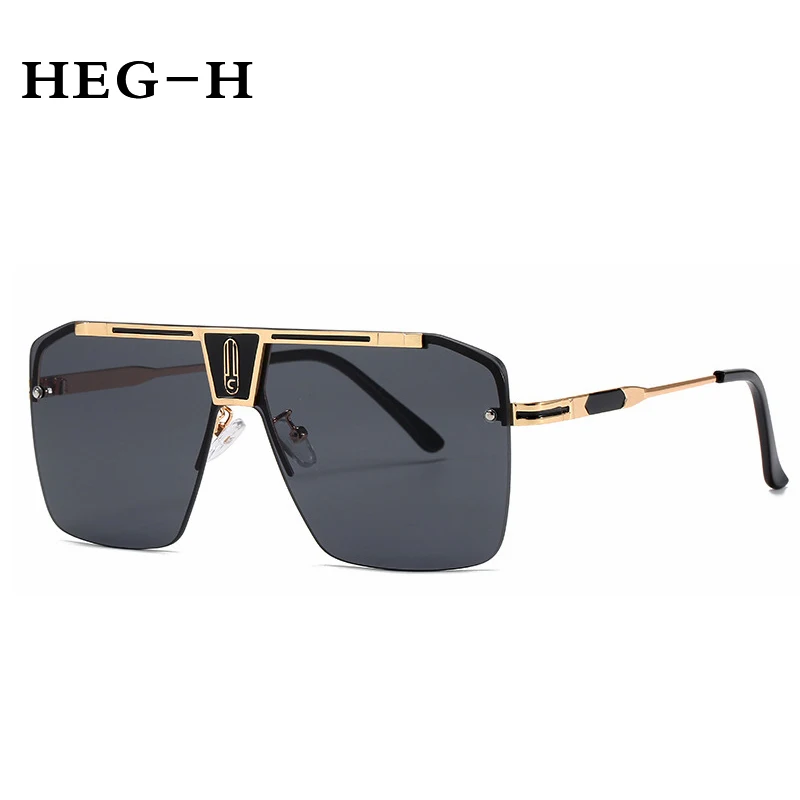 

Square Gradient Sunglasses Men Women 2021 New Trendy Vintage Brand Design Oversized Rimless Sun Glasses For Female Eyewear UV400