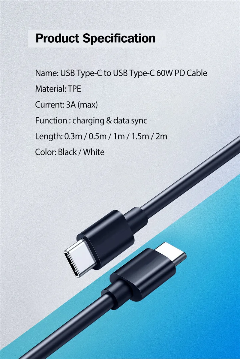 Кабель Type C для Macbook Nitendo переключатель Samsung note 10 Pd 3 0 быстрая зарядка 4 60 Вт Usb