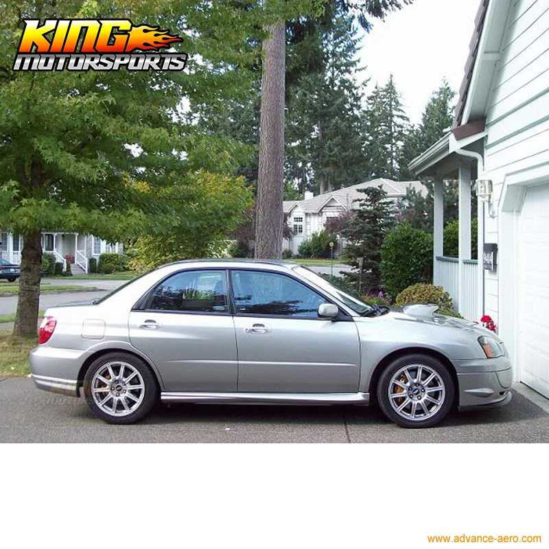 Сплиттер для губ Subaru Impreza WRX valance Spats задний бампер черный ПУ подходит 2006