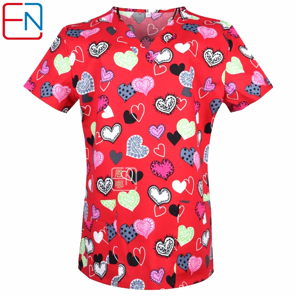 Hennar Женские топы с V образным вырезом из 100% хлопка|surgical scrubs|surgical uniformsscrubs designs |
