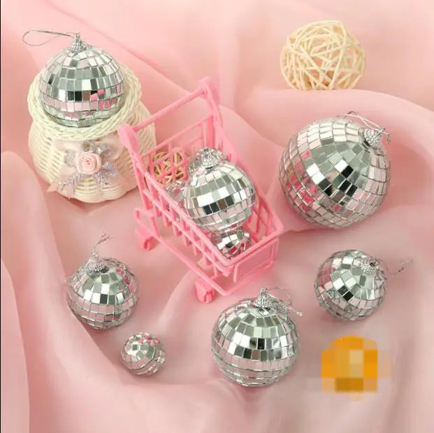Лидер продаж новинка 2021 зеркальный шар диско украшение торта предметы мебели
