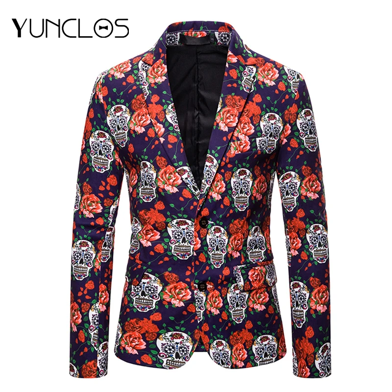 Забавные рождественские мужские костюмы блейзеры для выпускного вечера