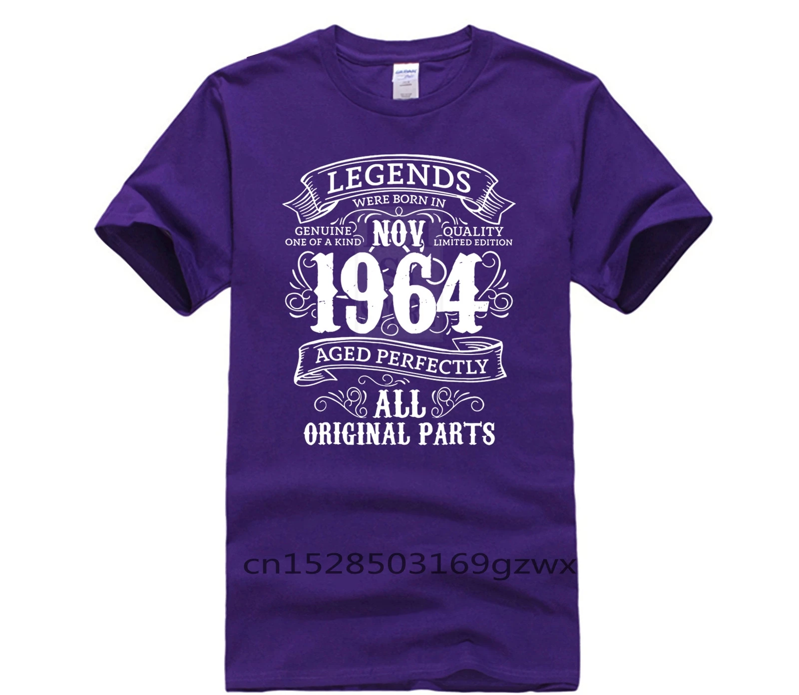 

Printed T shirt casual November 1964 Classic Men Women 54th Birthday Gifts 2019 Summer Men s Short Sleeve T Shirt