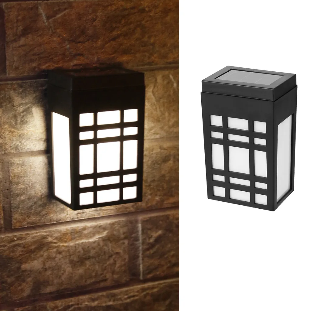 1 светодиодный настенный светильник на солнечной энергии уличная садовая лампа