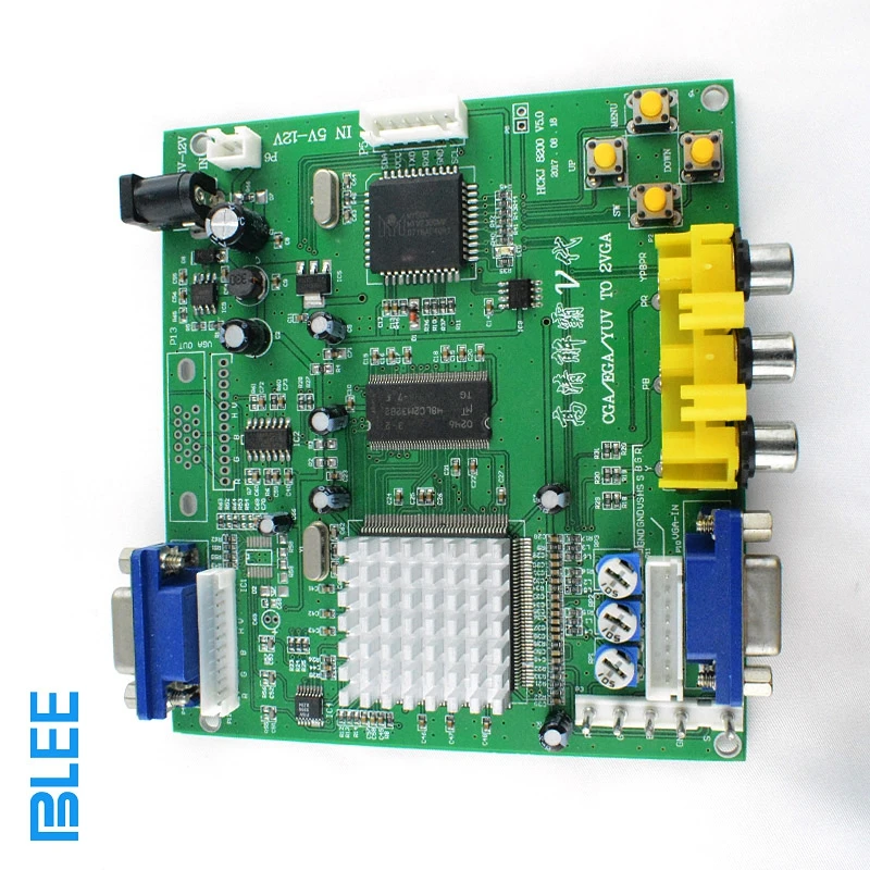 Плата видеопреобразователя RGB CGA EGA YUV в VGA HD 1 один выход для CRT ЖК-монитора PDP