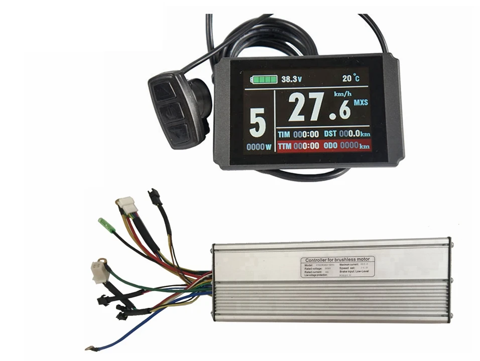 60V 60A KT controller Brushless DC Ebike Controller +KT-LCD3 LED900 LCD8H Display One Set，Used for 2000W-3000W Kit. | Спорт и