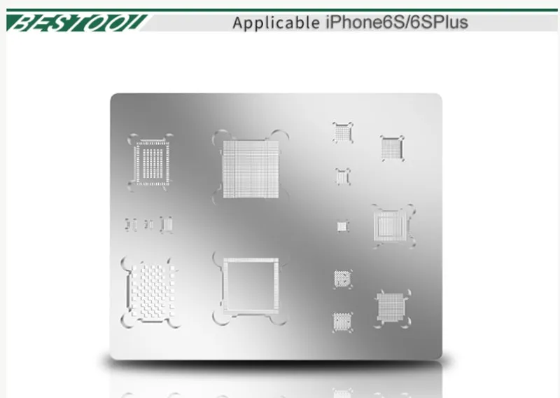 Лучший 3D BGA стальная сетка A8 A9 A10 A11 A12 для iphone 6 6P 7 8 8P X XR непосредственно с