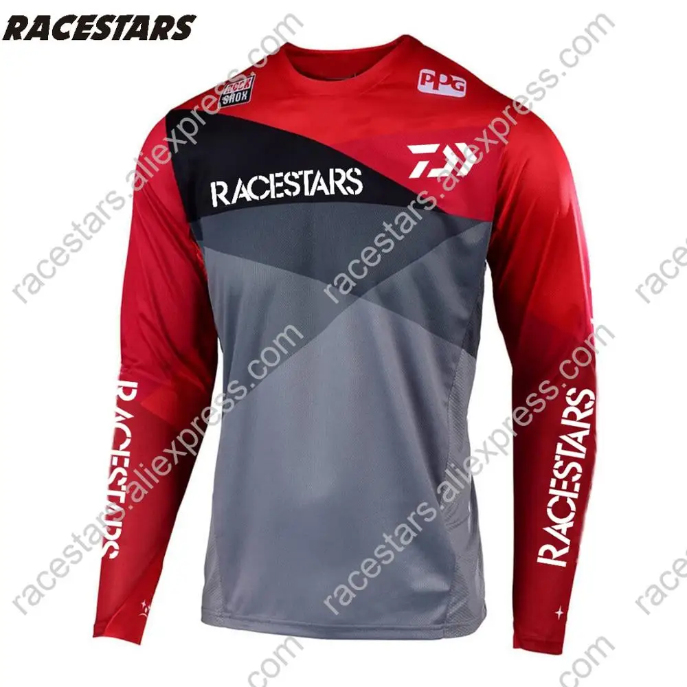 RACESTARS Мотоцикл Джерси Ropa Ciclismo MTB Велоспорт DH MX велосипед Горные подходит STEAMLINE