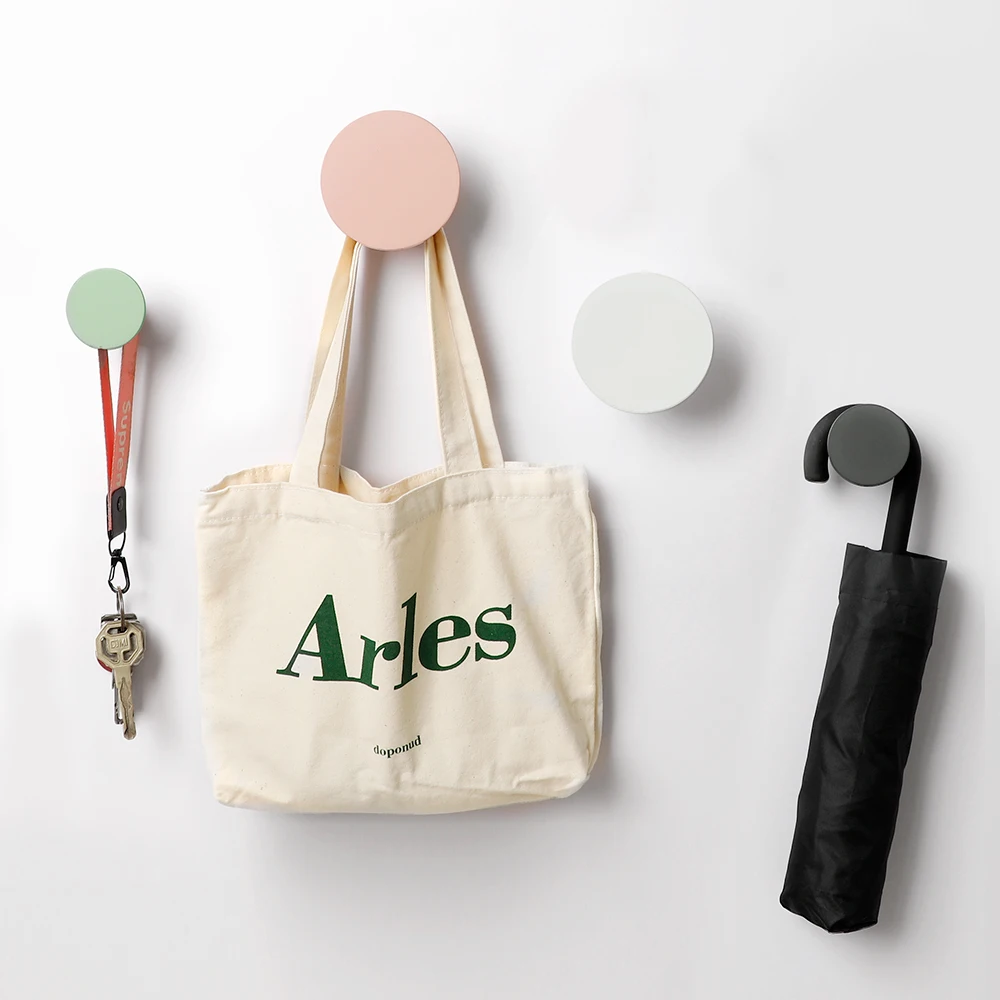 

Wall Hooks Coat Hooks Wall Mounted Coat Rack Hat Hooks Key box Wall Hangers Round Hook Housekeeper on wall Single or 4pcs pack