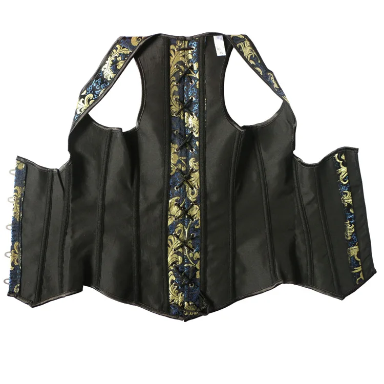 

Embroidered court waist jacket standard shapers medium control level