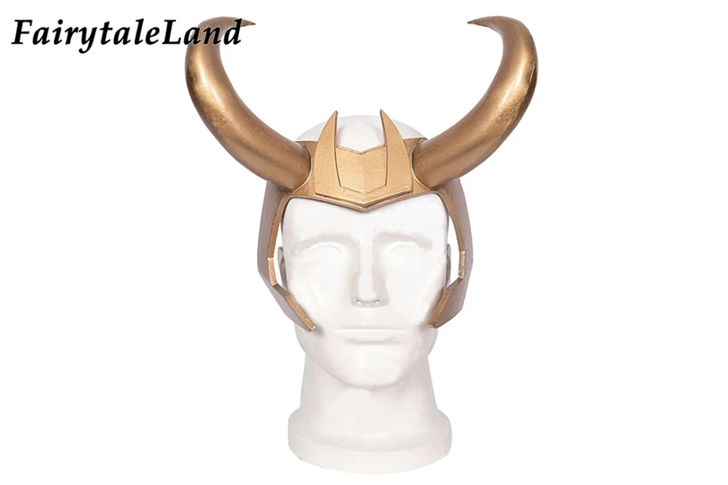 halloween loki cosplay accessories superhero helmet lady loki horns mask fancy head wear free global shipping