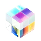 Оптическое стекло X-cube дихроический кубическая Призма RGB комбинированный сплиттер 10*10*10 см призмы кубики прозрачные