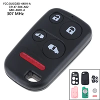 307mhz 5 buttons keyless remote key fob with id46 chip oucg8d 440h a g8d 440h a 72147 s0x a02 for 2001 2002 2003 2004 honda