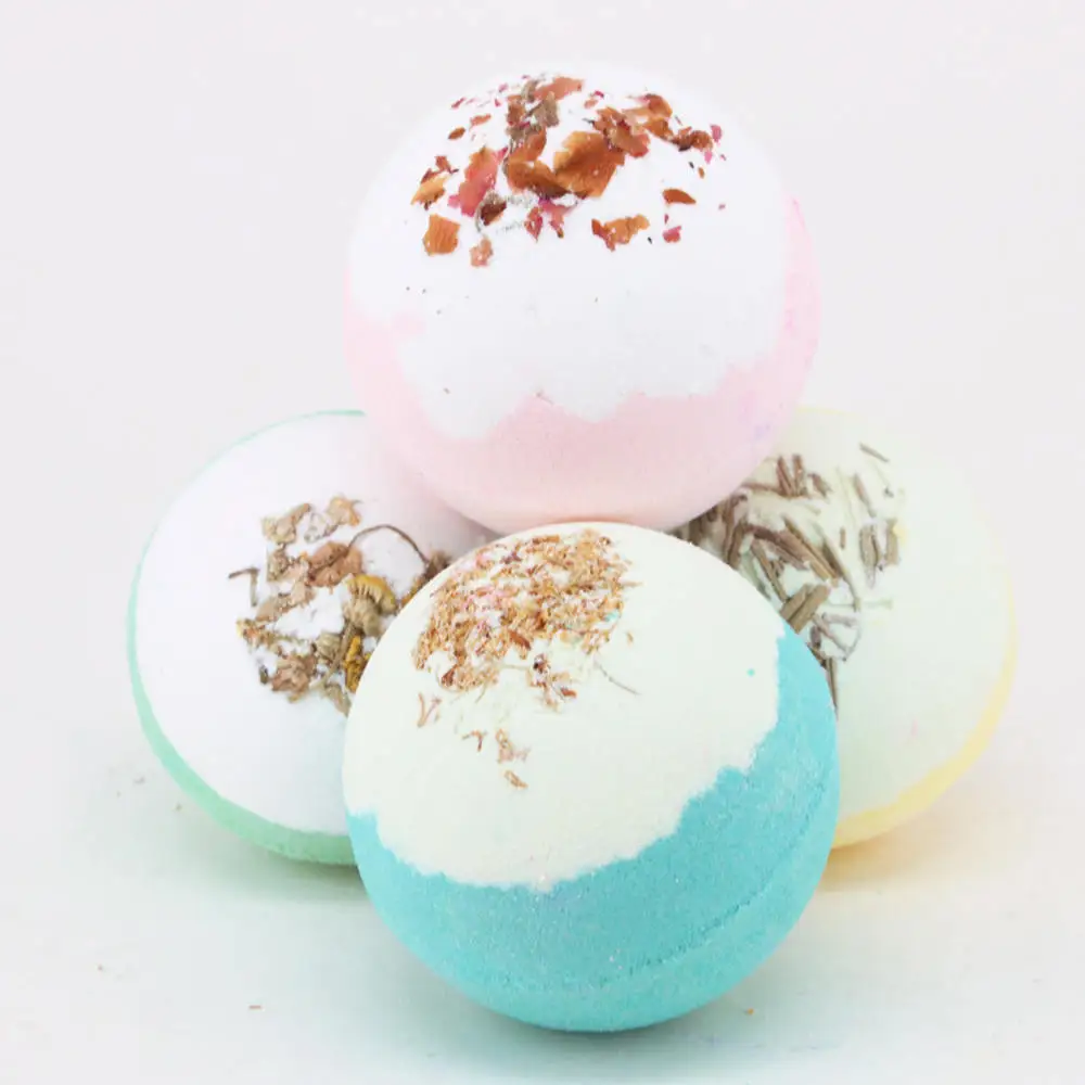 

Bath Accessories 1PC 100g Bath Ball Natural Salt Body Skin Care Bubble Bombs Skin Exfoliati Shower Salts
