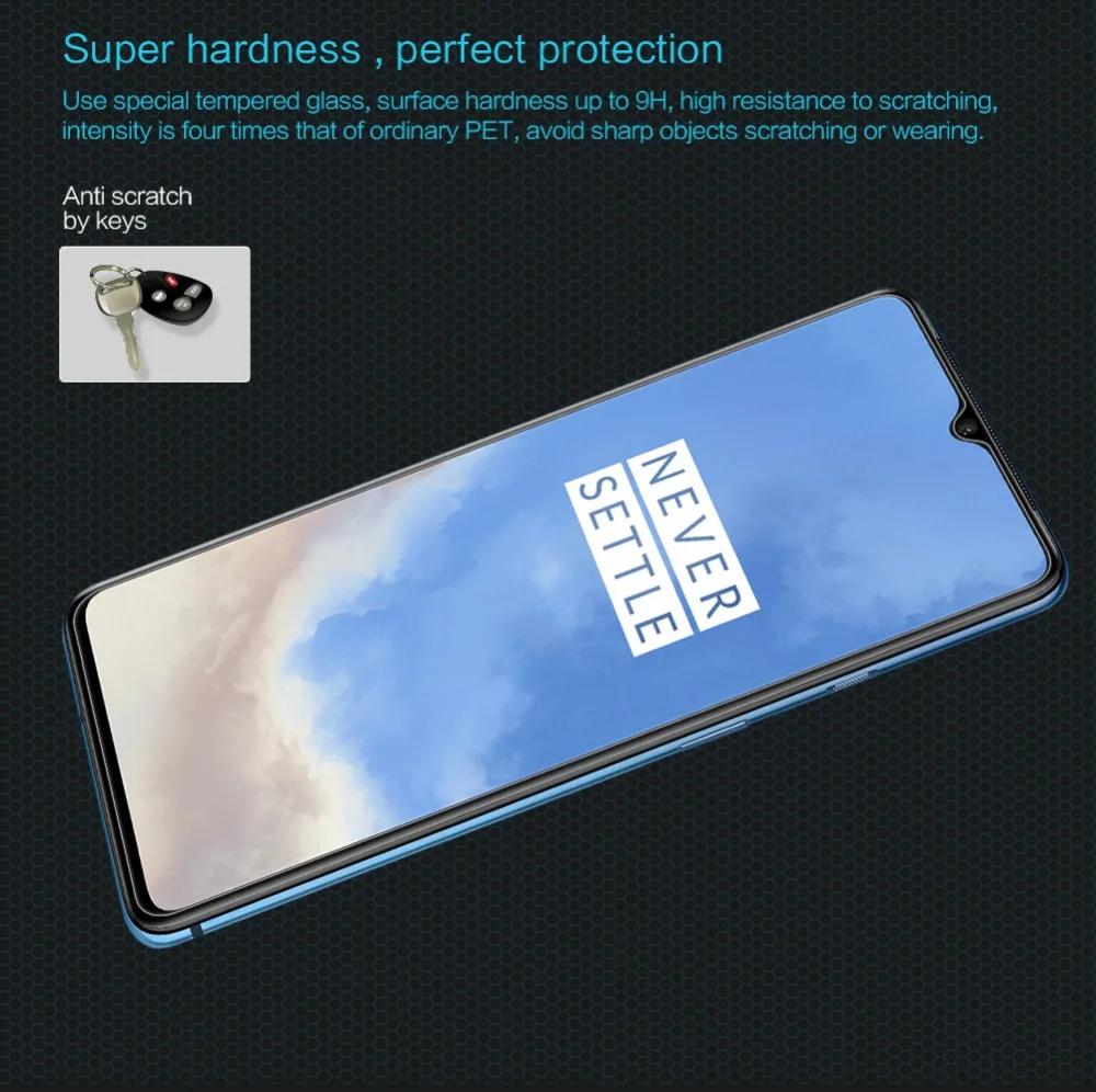 Защитная пленка Nillkin Amazing H/H+ PRO 9H из закаленного стекла для oneplus 7 t/7 t Pro/oneplus 7/7 Pro/oneplus 6/6 t/oneplus 5/5T