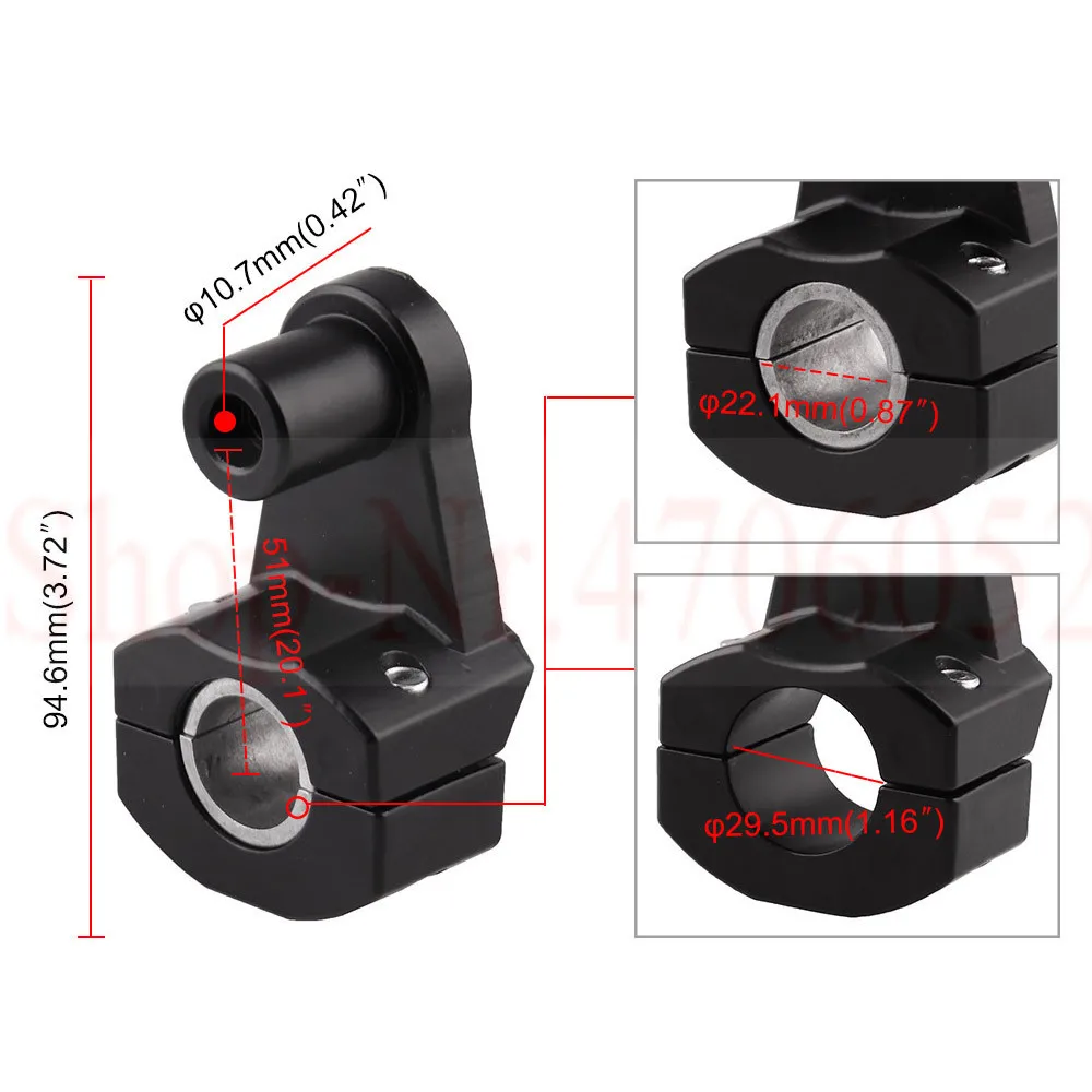 Зажимы для мотоциклетной штанги стояки руля 22 мм 7/8 &quot 28 1 1/8 Fat Bar Yamaha R1 R3 R6 BMW 1150