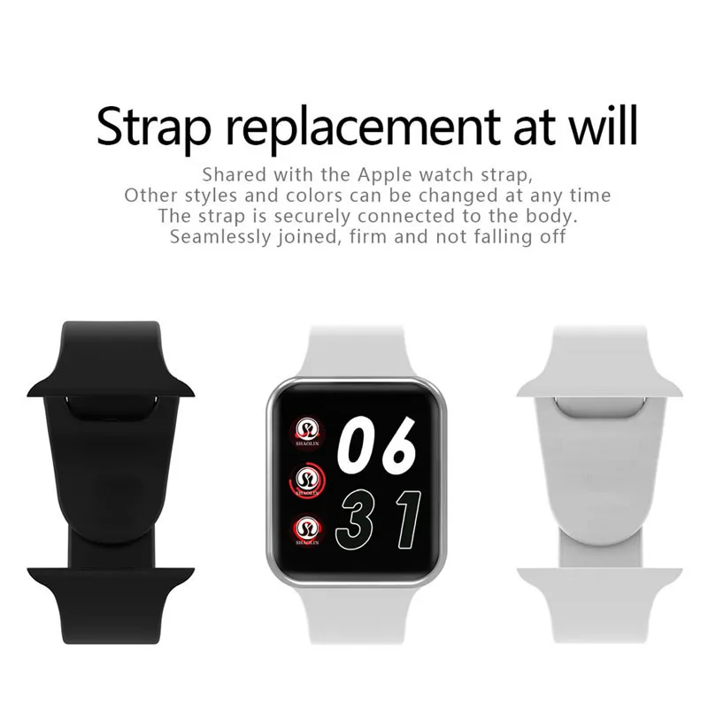 44 мм Bluetooth Smart Watch Series 4 сердечник педометр smartwatch 1:1 чехол для ios apple iPhone и Android