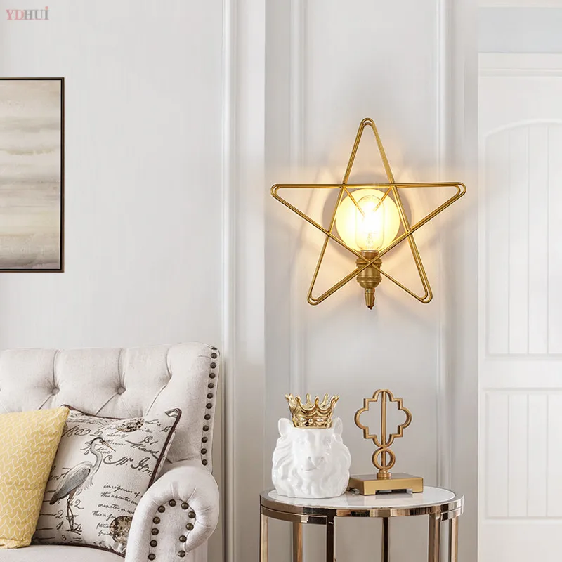 Светодиодный настенный светильник в скандинавском стиле настенные светильники