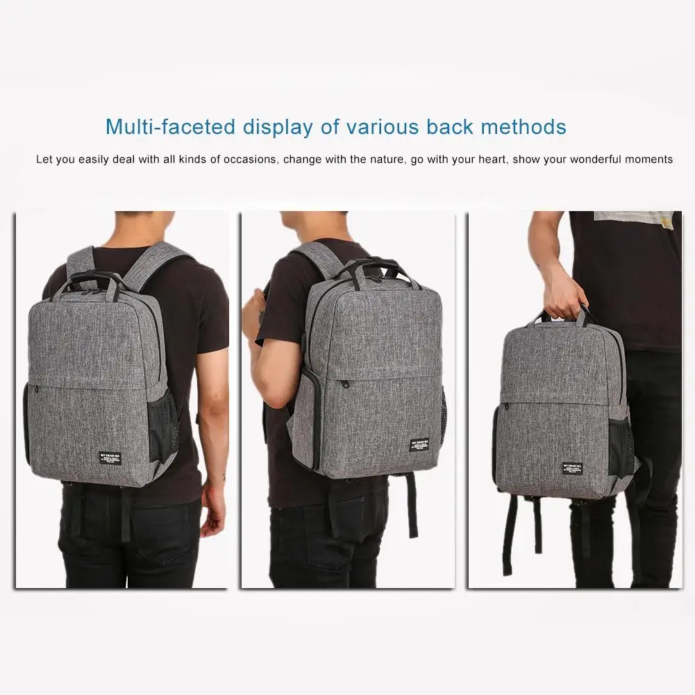 DSLR Камера рюкзак с 15 6 дюймов отделение для ноутбука Водонепроницаемый фотограф