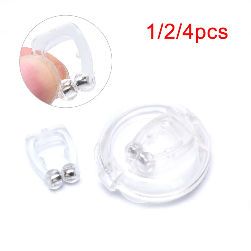 

Silicone Anti Snoring Devices Magnetic Nose Clip Comfortable to Ease Breathing Effective Stop Snore Sleep Aid Device