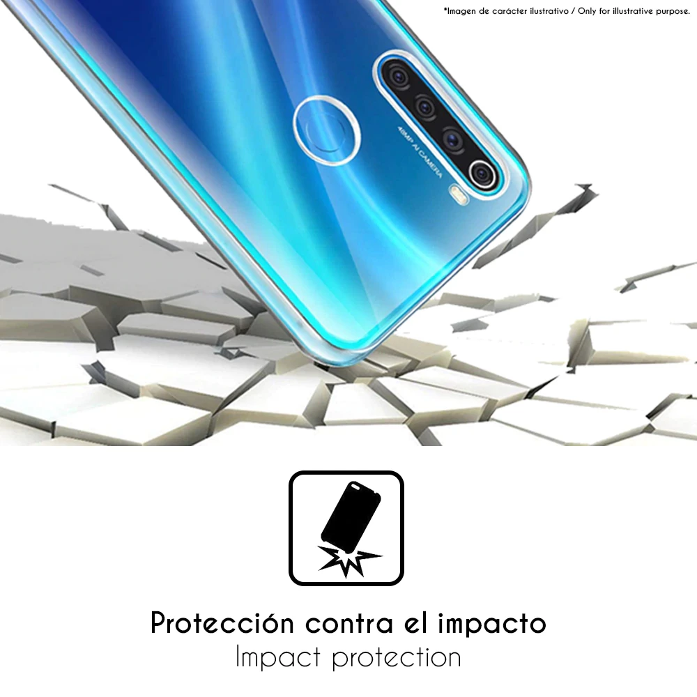 Double-sided gel TPU silicone + PC protection 360 ° ultra thin tough hard case for Oppo A53 / A32 (5G) 6.5