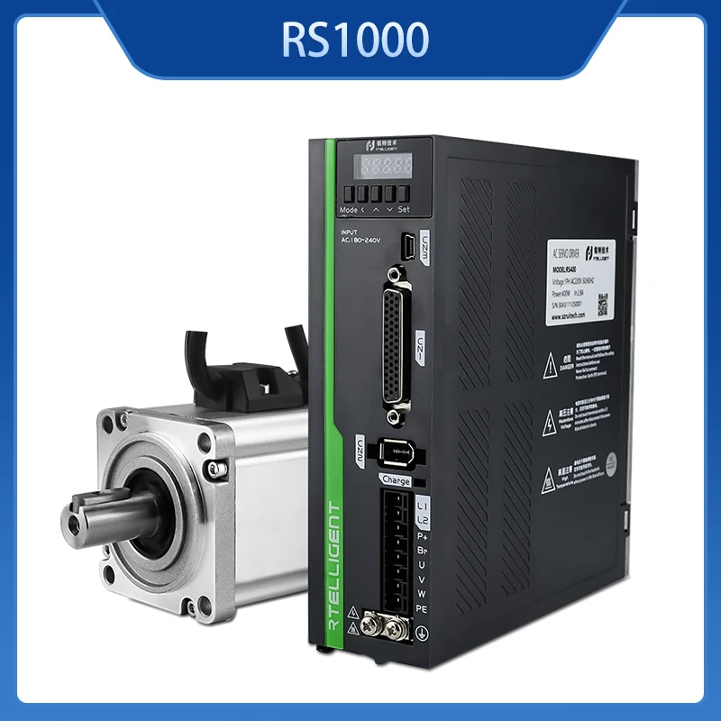 Новый Rtelligent 200 Вт 400 750 1000 17Bit Магнитный 23 битный Оптический энкодер 3000 об/мин AC