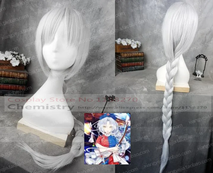 TouHou проект Yagokoro Eirin косплей парик |