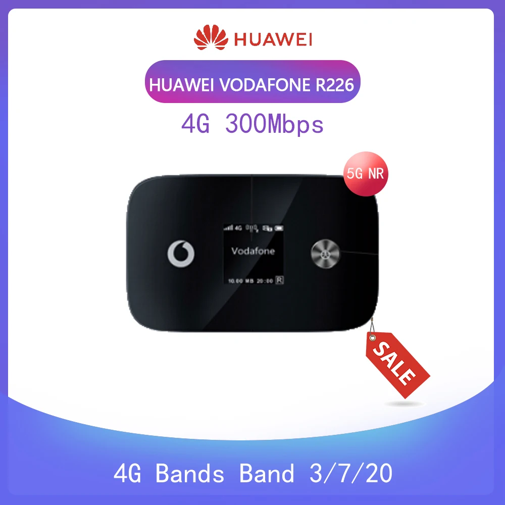 Разблокированный Мобильный Wi-Fi Vodafone R226 4G LTE Cat6 карманный роутер 300 Мбит/с модем с