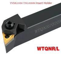 holder tnmg1604 tnga0604 pcd cbn carbide insert external turning tool holder wtqnr2020k16 lathe tools cutter