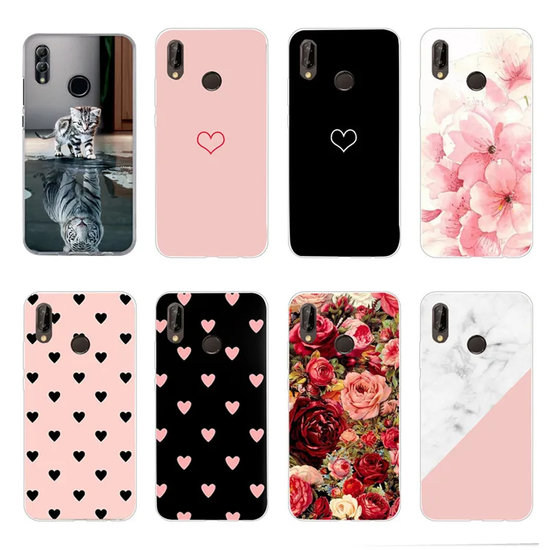 Чехол для Huawei P20 Lite 5 84 дюйма P30 Мягкий Резиновый ТПУ силиконовый чехол задней