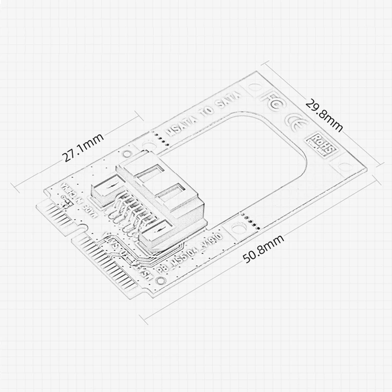 mSATA-SATA,  Mini SATA  7 ,      2, 5  3, 5 , SSD   SATA