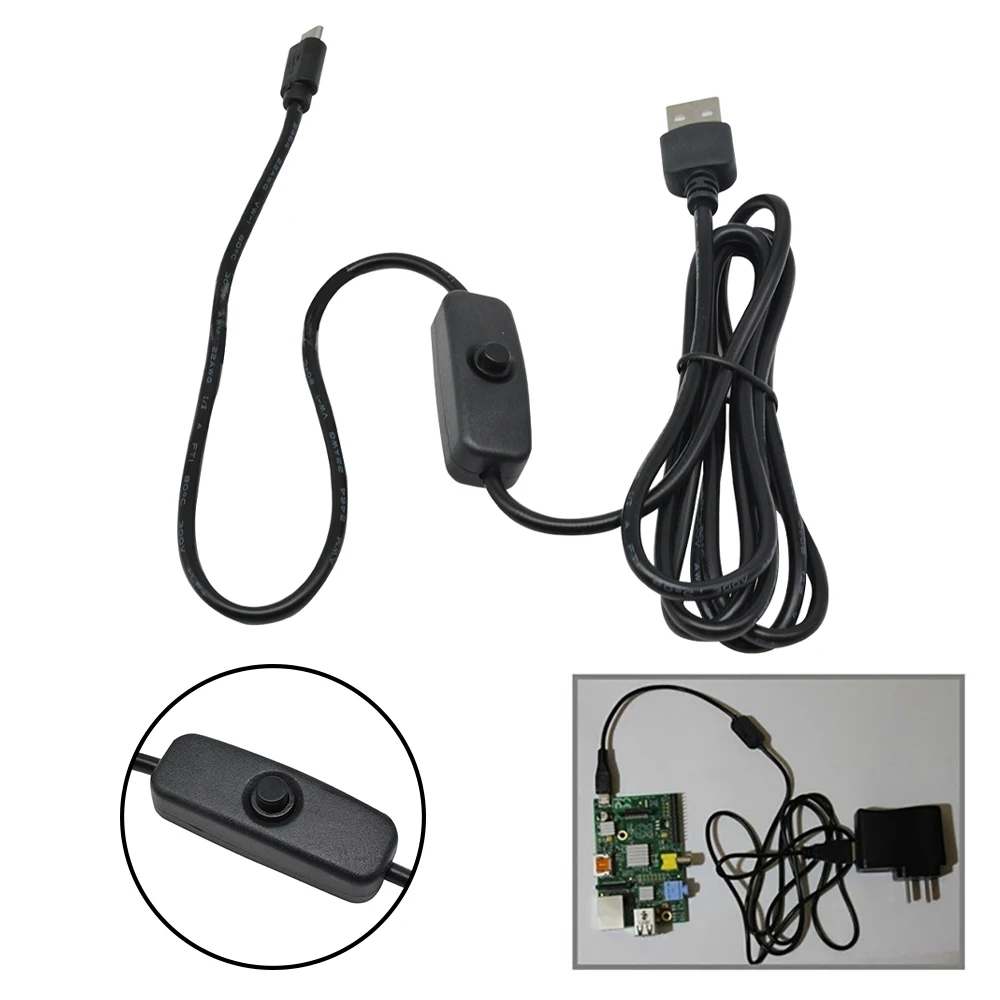 Фотокабель для зарядки Mini Cable с переключателем ВКЛ./ВЫКЛ. 1 5 м 150 см Raspberry Pi|Адаптеры