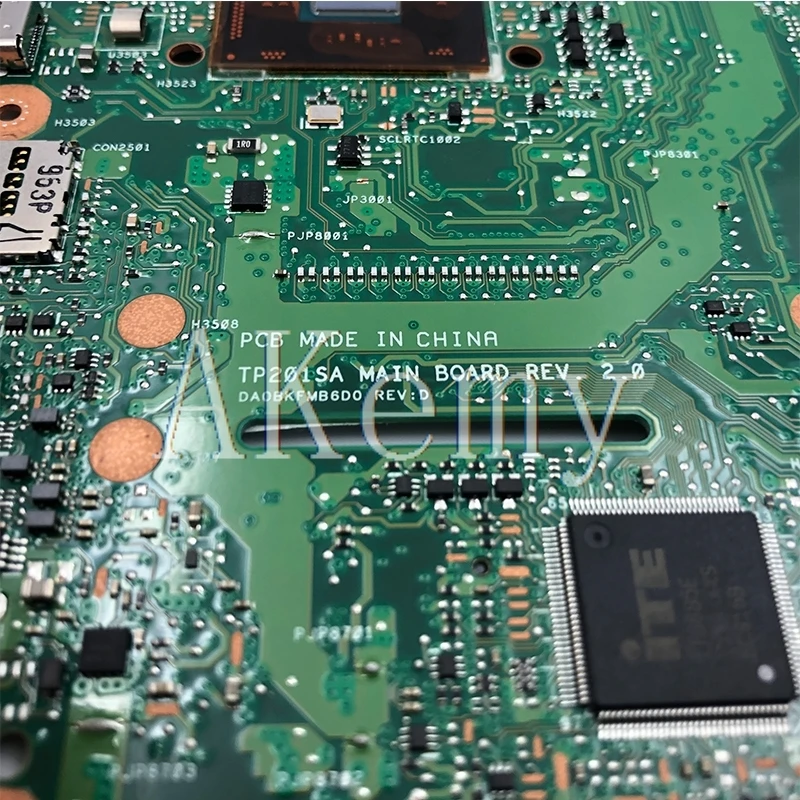

AKEMY TP201SA original mainboard For Asus Flip VivoBook TP201 TP201S TP201SA Laptop motherboard with N3060U 4GB RAM
