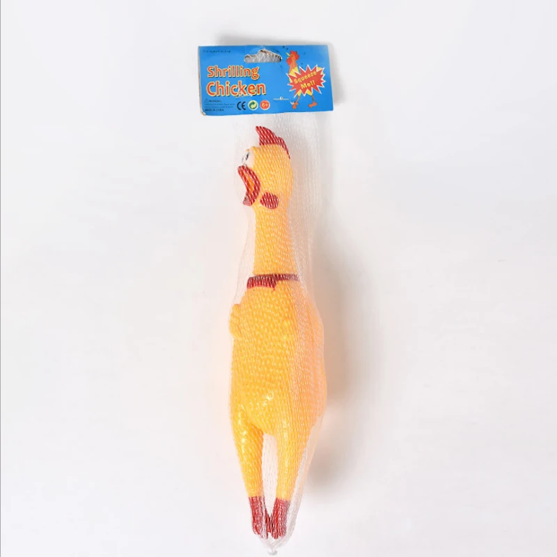 Pet toy screaming chicken Squeezing molar rubber dog chew super durable pet supplies | Дом и сад