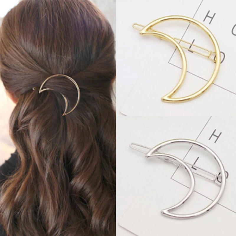 Модный простой полый золотистый фотоальбом для женщин аксессуары волос в стиле