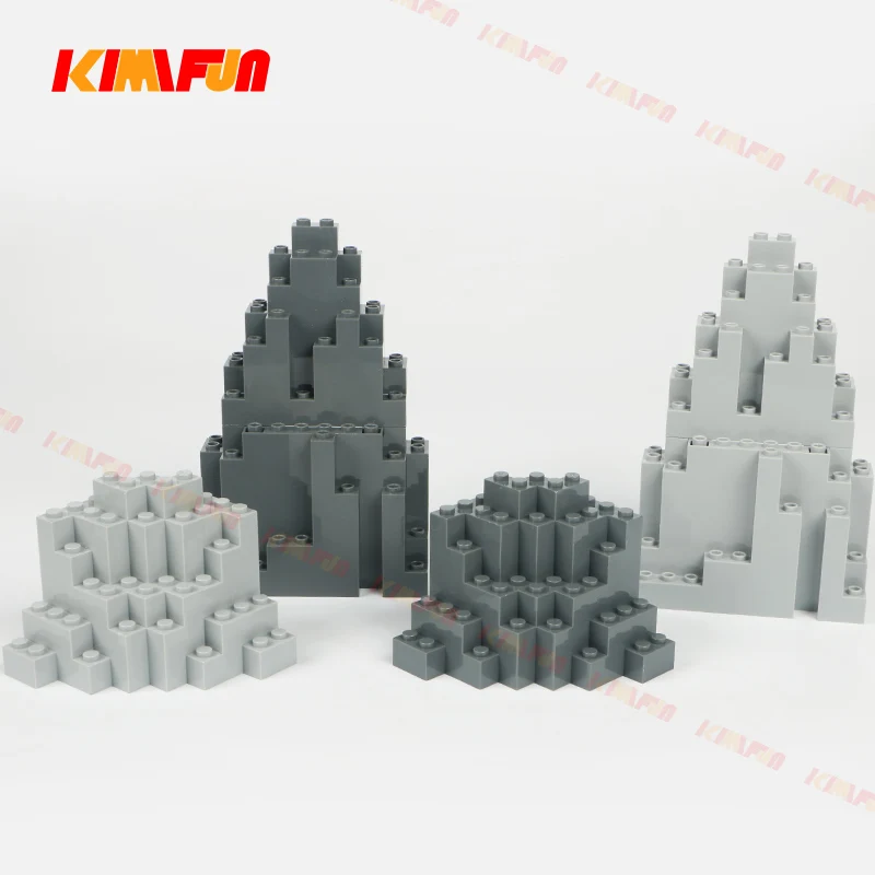 2 шт. 3x8x7 каменная стена высокий задний фон сцена DIY строительные блоки