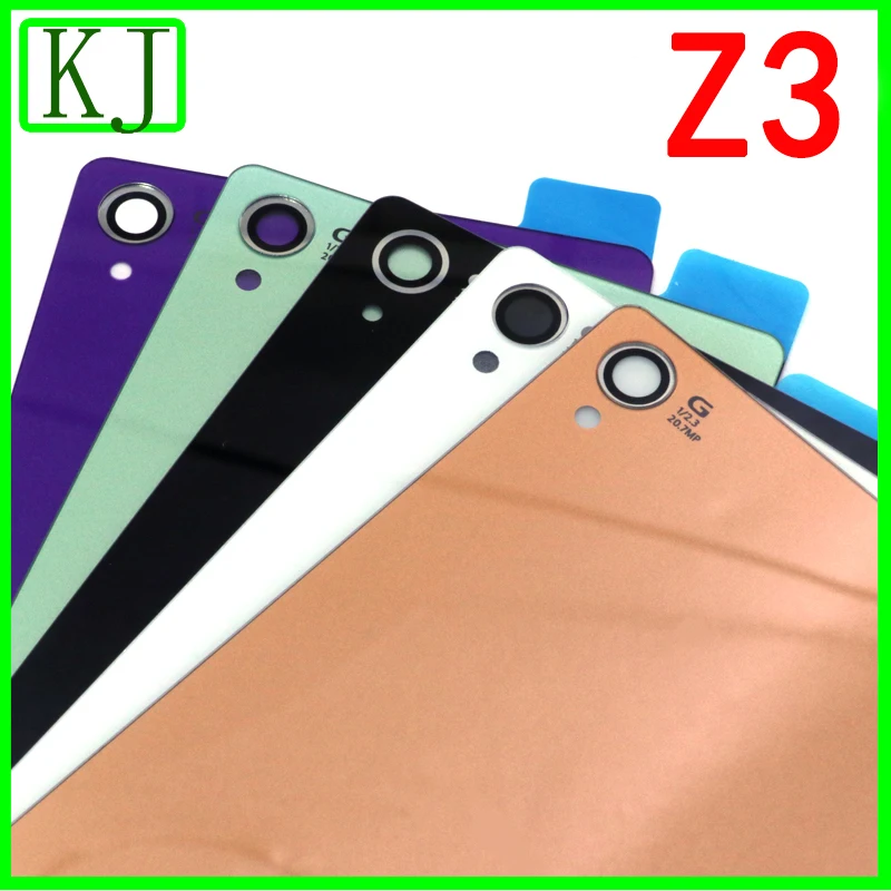 Для sony xperia Z3 Compact Mini крышка батареи Задняя стеклянная дверь корпус чехол для z3 z3mini задняя крышка корпуса