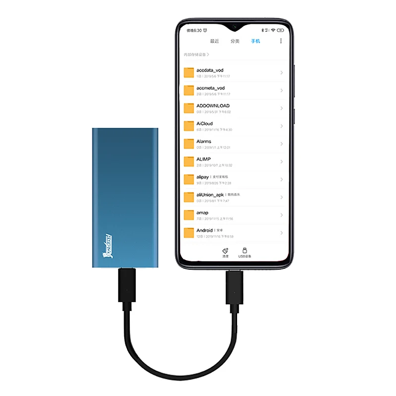 COOLFISH M.2 NGFF SSD 1 ТБ USB Type C портативный мини твердотельный накопитель/мобильный