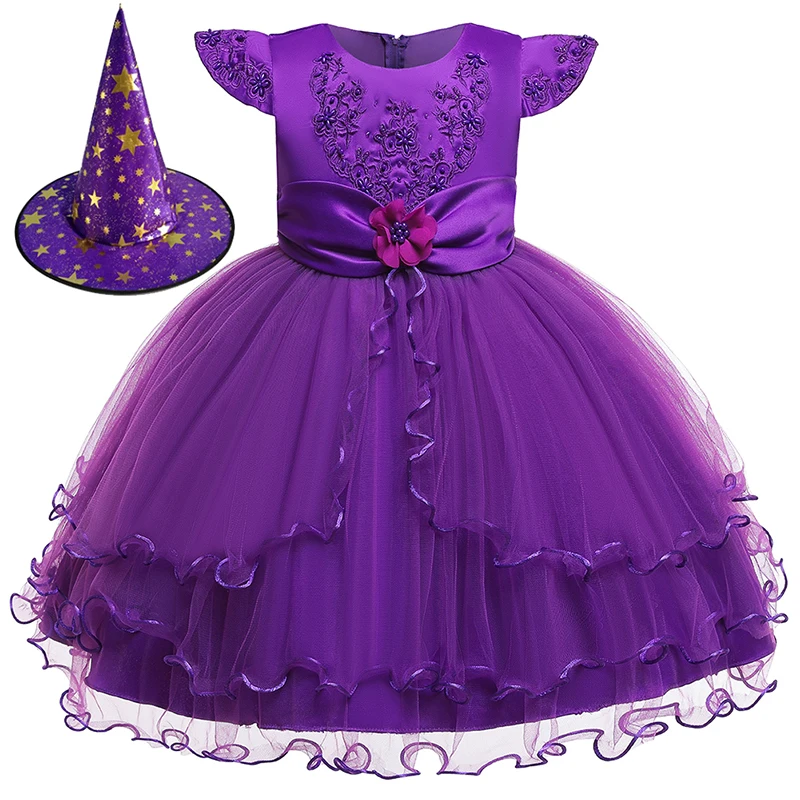 Платье для маленьких девочек 1-8 лет свадебное платье детское праздничное