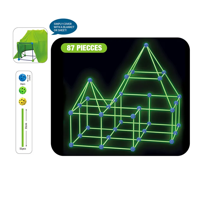 

Tent for Kids Bead Inserting Game House Splicing Indoor and Outdoor Toy Game House Portable Tent Game Tent Kids Tent