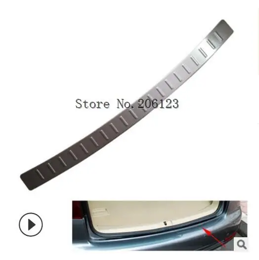 

For Volkswagen Touran 2008-2015 Stainless Steel Rear Bumper Protector Sill Trunk Guard Cover Trim Car styling