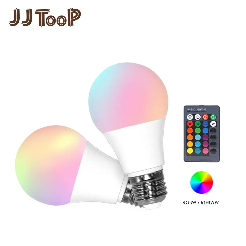 Светодиодный RGB светильник E27 5 Вт 10 15 RGBW RGBWW цветной домашний декор вечерние