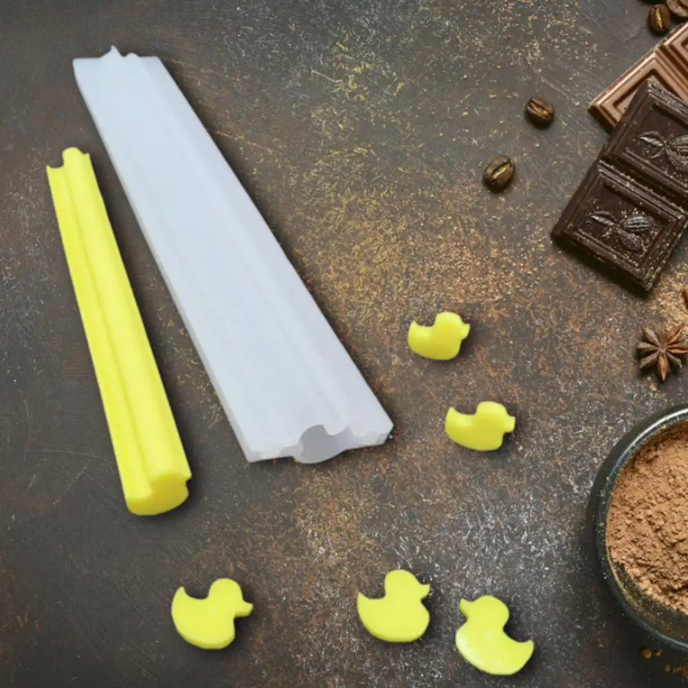 Сделай сам с принтом уточка Форма силиконовые формы Желейный пудинг Fondant