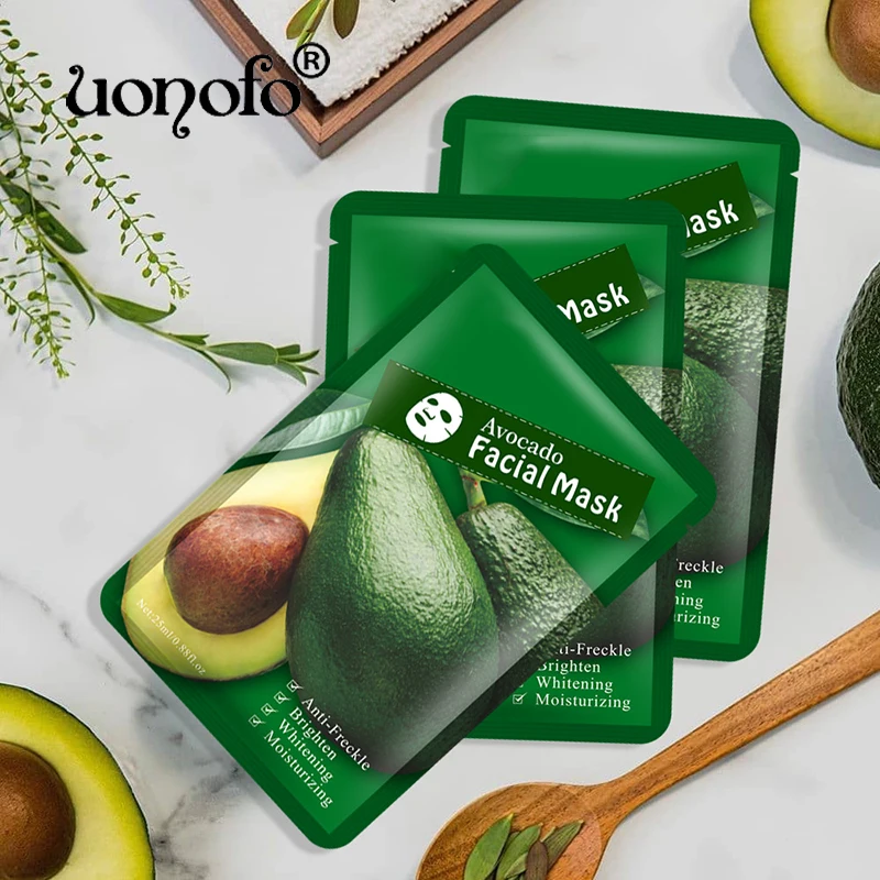 Корейская косметика маски для лица с авокадо косметический набор ухода за кожей