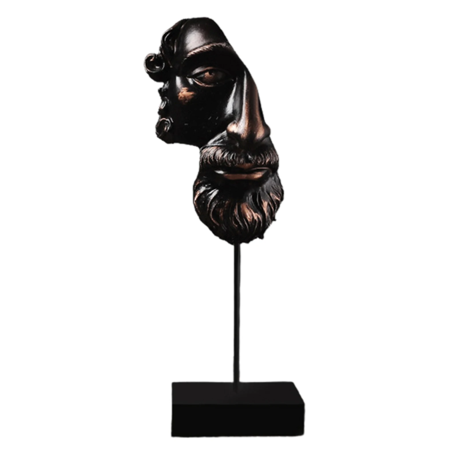 3D статуи человеческого лица из смолы скульптуры в скандинавском стиле